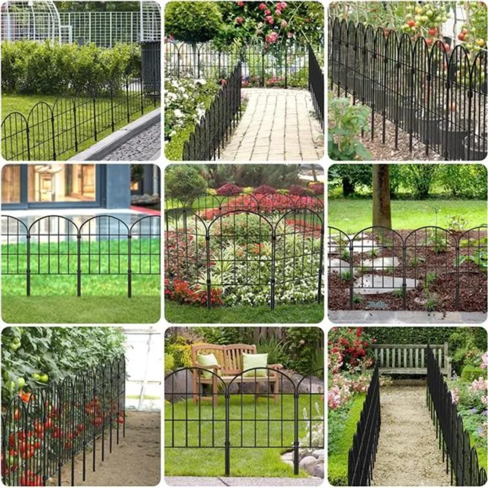 Decorative Garden Fence No Dig Fencing 12 Pack, 10ft (L) x 24in (H)